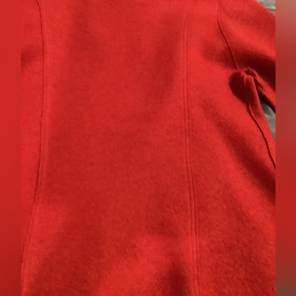 Vintage Eileen Fisher Red Wool Jacket, Size XL. - Picture 14 of 16